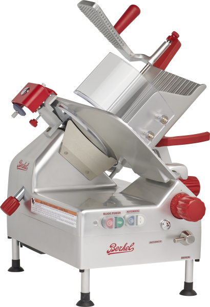 Berkel B12A-SLC 12Inch Gravity Feed Automatic Slicer (Straight-On Quarter Left View)